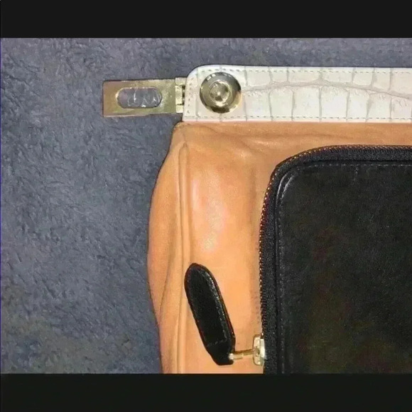 vintage Be&D leather handbag womens NEVER USED - Picture 3 of 5